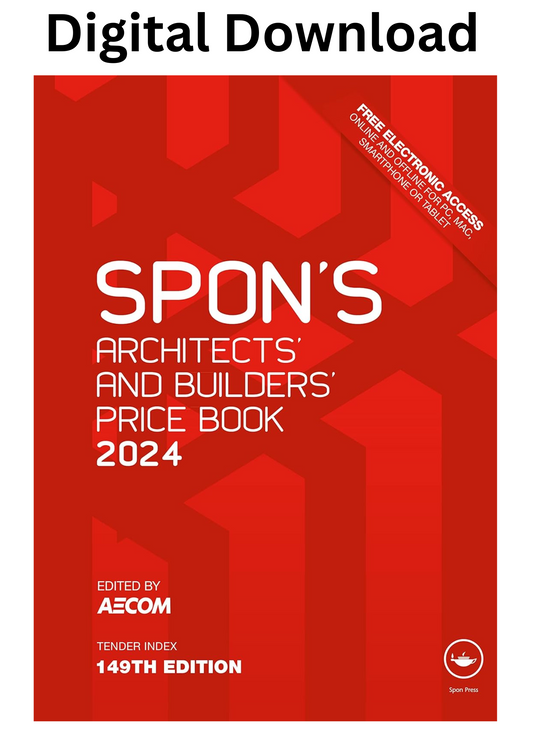 SPONS Price Book, SPONS Online Architects and Builders 2024