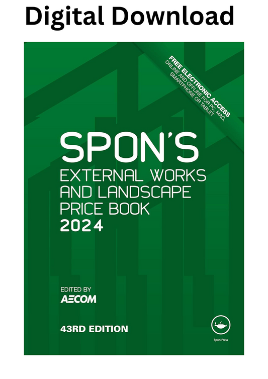 SPONS 2024 Price Book Digital PDF Download, SPON'S Online Digital Download, SPONS Online Book, SPONS 2024 Digital Download, SPON'S 2024 