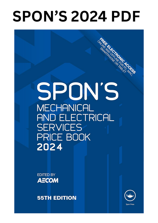 SPONS 2024 Price Book PDF Download, SPONS Online PDF Download, SPON'S Mechanical and Electrical Services 2024