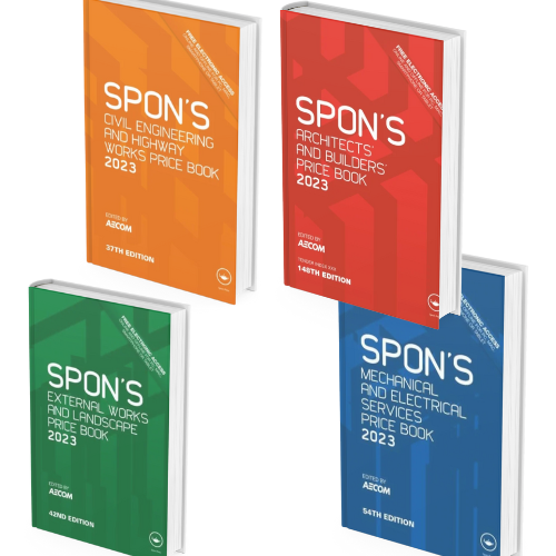 SPON'S Price Book, SPONS Price Book, SPONS Online Book, Spons Architect Price Book, Spon's Architect, Spons 2023 Books, Spon's 2023 books