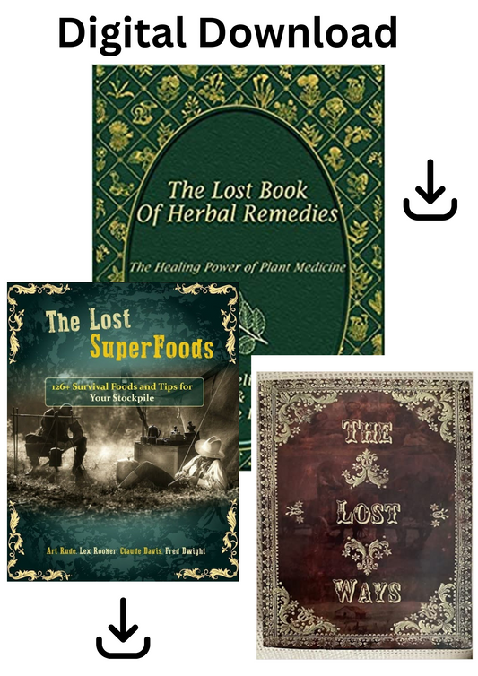 The Lost Ways Books, The Lost Book of Herbal Remedies, Superfoods, Nicole Apelian, Claude Davis Full set